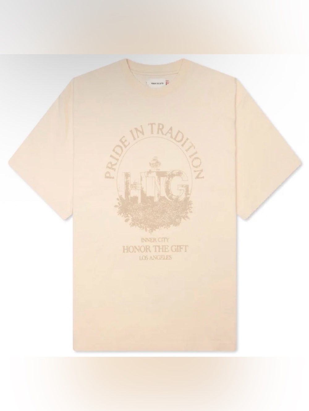 Honor The Gift Pride In Tradition Graphic T-Shirt Bone Men’s M NWT